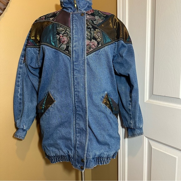 Women Vintage Denim vintage 80’s lined be in the current seen denim jacket - Picture 10 of 16